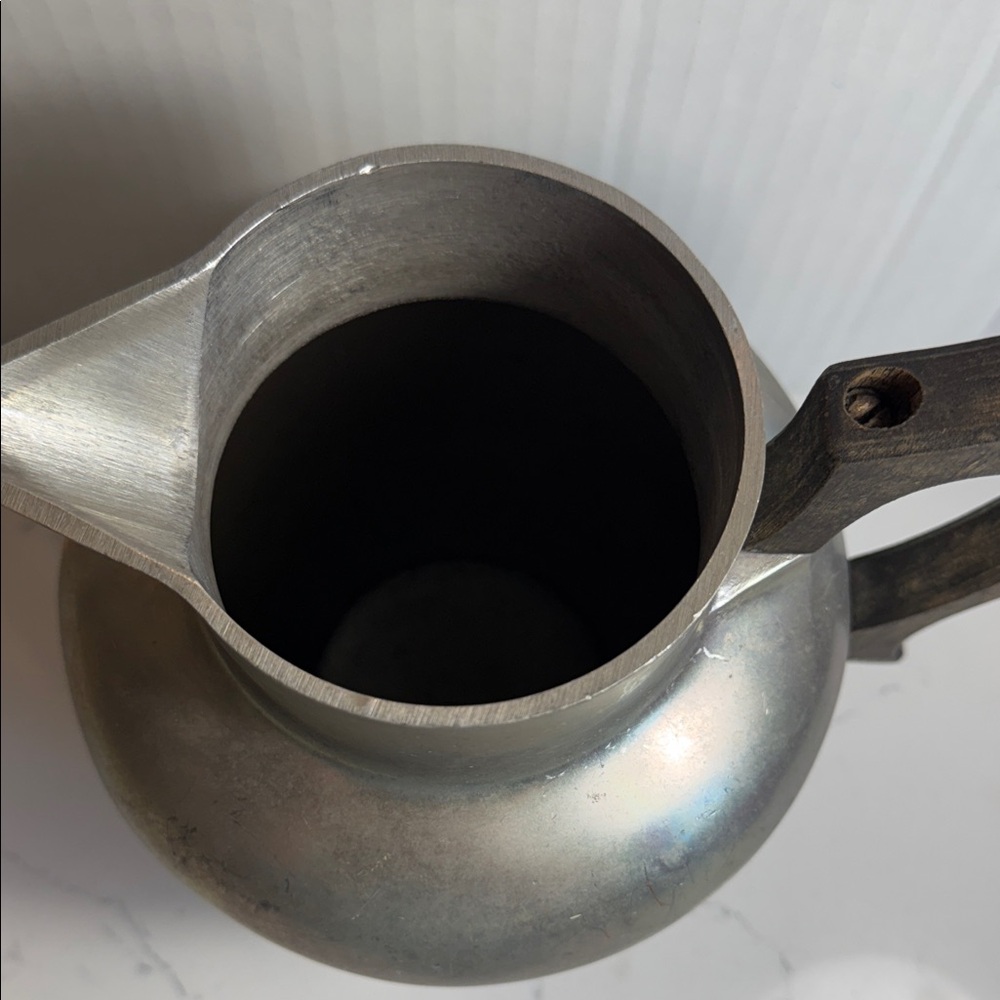 Vintage Stylish Silver and Black Pitcher - Picture 7 of 14